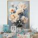 Winston Porter Beige Carnations On II On Canvas Print Metal in Blue | 40 H x 30 W x 1.5 D in | Wayfair 1210A74FA0B8442D9C9B8E28644EB226