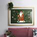 The Holiday Aisle® Little St. Nick Collection A Framed On Paper Print in Green/Red/White | 19 H x 27 W x 1.5 D in | Wayfair