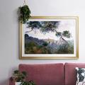 Millwood Pines Bordighera, Italy, 1884 Framed On Paper Print in Blue/Green | 27 H x 39 W x 1.5 D in | Wayfair 9BD0B4F8BF214F548D41F4DE3E406811