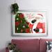 The Holiday Aisle® Arose Such A Clatter Collection A Framed On Paper Print in Green/Red/White | 19 H x 27 W x 1.5 D in | Wayfair