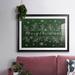 The Holiday Aisle® Merry Christmas Holly Framed On Paper Textual Art Paper in Green/Pink/White | 27 H x 39 W x 1.5 D in | Wayfair