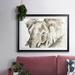 Bungalow Rose SAVANNAH III-FramedFramed Print W Beveled Matt & Glass Paper in Brown/Gray/White | 15 H x 21 W x 1.5 D in | Wayfair