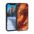 Fiery-dragon-breaths-0 phone case for iPhone XR for Women Men Gifts Soft silicone Style Shockproof - Fiery-dragon-breaths-0 Case for iPhone XR