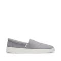 TOMS Men's Grey Travel Lite Alpargata Slip-On Sneakers Shoes, Size 7