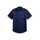 Polo Ralph Lauren Herren Leinenhemd Custom Fit Kurzarm, marine, Gr. XXL