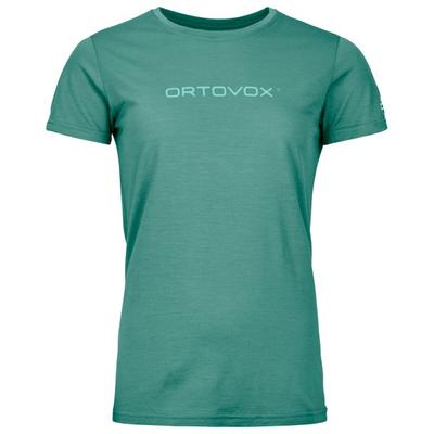 Ortovox - Women's 150 Cool Brand T-Shirt - Merinoshirt Gr L türkis Image