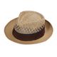 Men's Green Dasmarca Ronan Straw Wide Brim Fedora Summer Straw Sun Hat - Khaki 57Cm Dasmarca Hats