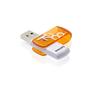 Philips FM12FD05B USB-Stick 128 GB USB Typ-A 2.0 Orange, Weiß