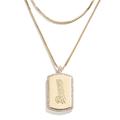 WEAR by Erin Andrews x Baublebar Texas Rangers Dog Tag Necklace