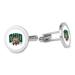 Silver Ohio Bobcats Cufflinks