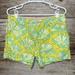 Lilly Pulitzer Shorts | Lilly Pulitzer Womens Shorts Size 4 The Callahan Shorts Yellow Green Blue | Color: Blue/Green/Red/Yellow | Size: 4