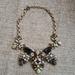 J. Crew Jewelry | J.Crew Taupe Mixed Crystal Stone Statement Necklace | Color: Cream/Gray | Size: Os