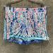 Lilly Pulitzer Shorts | Lilly Pulitzer Short Women's Medium Ladies Casual Blue Pink Athletic Outdoors | Color: Blue/Pink | Size: M