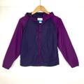 Columbia Jackets & Coats | Columbia Girls Nylon Jacket Purple Full Zip Hooded Size 10/12 Windbreaker | Color: Purple | Size: 10g
