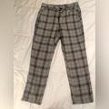 American Eagle Outfitters Pants & Jumpsuits | American Eagle Plaid Trousers Size 6 | Color: Gray | Size: 6