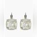 Kate Spade Jewelry | Kate Spade New York Square Cubic Zirconia Lever Back Earrings | Color: Gray | Size: Os