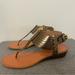 Coach Shoes | Coach Strappy Metallic Gladiator Sandals - Bronze Size 6.5 | Color: Brown/Gold | Size: 6.5