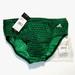 Adidas Swim | Adidas Size 32 Men's Web Poly Print Competitive Swim Briefs - Green/Black | Color: Black/Green | Size: 32