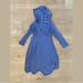 Athleta Dresses | Athleta Hooded Crossover Mini Dress Long Sleeve | Color: Blue | Size: S