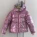 J. Crew Jackets & Coats | J Crew Girls Puffer Coat | Color: Pink/Silver | Size: 14g