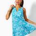 Lilly Pulitzer Dresses | Lilly Pulitzer Lindy Dress Amalfi Blue Sunny State Of Mind S & L | Color: Blue | Size: Various