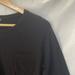 J. Crew Tops | J. Crew Mercantile Long Sleeve T-Shirt With Tie Front Closure And Front Pocket | Color: Black | Size: S