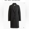 J. Crew Jackets & Coats | J Crew Wool Top Coat For Women Size 4 Nwot | Color: Black | Size: 4