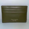 Kate Spade Bags | -Nwt Kate Spade Saffiano Leather Slim Card Holder In Dried Moss | Color: Green | Size: Os