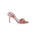 Ann Taylor Heels: Pink Floral Motif Shoes - Women's Size 9