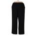 Studio Works Casual Pants - High Rise Straight Leg Boyfriend: Black Bottoms - Women's Size 24