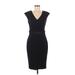 Jennifer Lopez Cocktail Dress - Sheath: Black Dresses - Women's Size 6