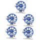 Toddmomy 5pcs Fly Reel Sea Fishing Gear Outdoor Fishing Wheel Fishing Pole Wheel Fishing Front Wheel Premium Fishing Fly Wheel Crappie Reel Fishing Spools Fishing Reel Refit Aluminum Alloy