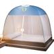 BINTING Tent Yurt Large Space Design Tent Pattern Printing Good-Looking Full Bottom Long-Lasting Use for Outdoor Life Sleeping Bag Gauze Tentne,Blue balloon,1.5x2.0m