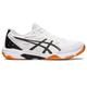 ASICS Men's Gel-Rocket 11 Volleyball Shoes, White/Pure Silver, 10.5 UK
