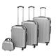Camerina Four Piece Hardcase Trolley Set Silver,Suitcases & Travel Bags,Hardcase Trolley(SPU:91196)