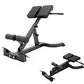 ComMax Hyperextension Roman Chair Back Extension Bench Foldable Fitness Machine for Home GYM Adjustable Waist Abdominal Back Trainer