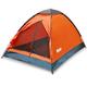 Mansader Camping Tent for 2 Man, Dome Tent Easy Set Up Lightweight Portable Tent Waterproof Outdoor Tent for Camping Hiking Travel Orange