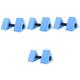 Toddmomy 4pcs Water Dumbbells Kiddy Pools Foam Barbells Exercise Water Barbells Pool Exercise Equipment for Adults Exercise Weights Water Exercise Barbell Fitness Aerobic Hand Lever Eva