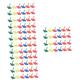 TOYANDONA 96 Pcs Wooden Small Top Kids Gyro Toys Painted Top Wooden Toy Top Toy Flat Wooden Gyro Toys Gift for Kids Nursery Education Top Tops Kids Toys Child