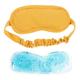 Ipetboom 3 Sets Gel Eye Mask Travel Eye Patch Blindfolds for Kids Cold Compress Eye Mask with Adjustable Strap Eye Relief Cold Eye Pads Eye Cooling Pad Cotton Goggles Elasticity