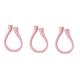 FRCOLOR Pack of 3 U-shaped Hot Water Bag Heated Water Bottle Neck Hot Water Bottle Small Hot Water Bottle Classic Hot Water Bottle Mini Hot Bottle Gift Pink Silica Gel Portable