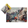 2000 Piece Jigsaw Puzzles Oil painting of a European city in Hungary Adults Kids Development Toys Games Gift, Educational Digital Printed 100 * 70cm