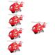 Vaguelly 5pcs Universal Helicopter Vehicle Playset Airplanes Playset Kids Helicopter Boy Toys Musical Helicopter Toy Musical Toys Airplane Toy Cartoon Red Plastic Toddler Toy Car