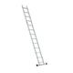 Drabest PRO SERIES LADDERS 1x13 Aluminum Press-Formed Multi-Purpose Ladder 150 KG - Aluminum Step Ladder – Ladders Multi Purpose – Folding Step Ladder – 40 x 352 x 6 cm