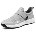 ZHENSI Men's Cycling Shoes Flat Mountain Bike Shoes Slip-On Casual Riding Sneakers,Grey,8.5 UK