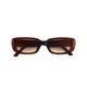 DOYEFZQC sunglasses mens New Small Sunglasses Women Men Trendy Vintage Square Green Sun Glasses Female Eyewear.-Brown
