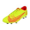 NIKE Vapor 14 Club FG/MG Mens Football Boots CU5692 Sneakers Shoes (UK 7.5 US 8.5 EU 42, Volt Bright Crimson 760)