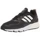 Adidas Men's Zx 1k Boost 2.0 Sneaker, Black/Black/White, 4