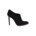 Rene Caovilla Ankle Boots: Slip On Stiletto Cocktail Black Print Shoes - Women's Size 41 - Round Toe