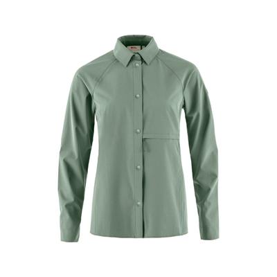 Fjallraven Abisko Trekking Shirt - Women's Patina Green 2XS F14600151-614-XXS